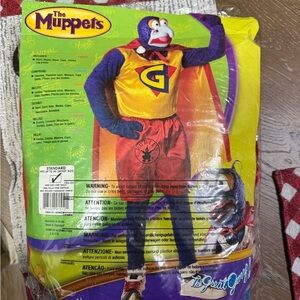 The Muppets Gonzo adult Costume - Yellow and Red